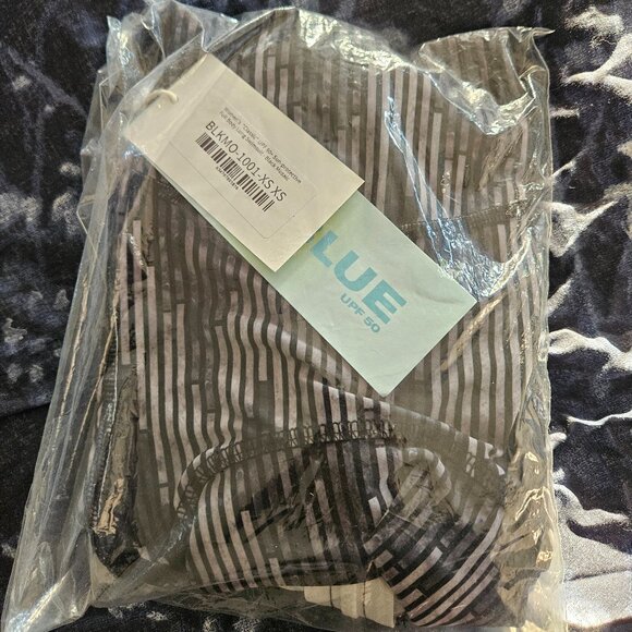 Women's "Classic" UPF 50+ Sun-protective Full Body Long Swimsuit - Black Mosaic - Picture 10 of 10